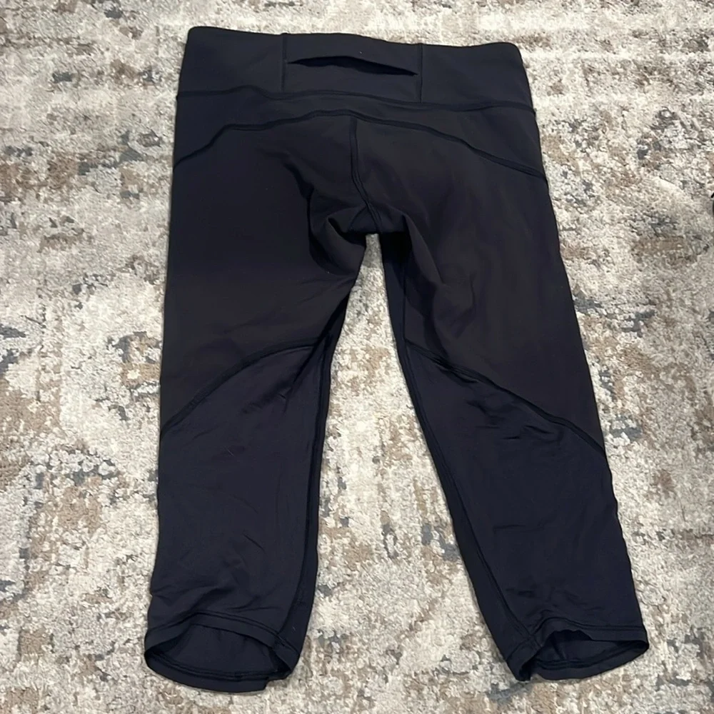 Lululemon Athletica Black Crop Leggings
